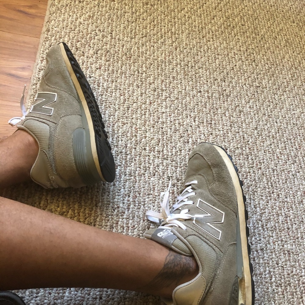 Men’s New Balance 574, gray